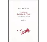Mariage du ciel et de l enfer ned Précédé de Le livre de Thel - William Blake - Arfuyen - broché - Poésie