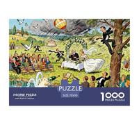 Mariage en Plein air à la Campagne Puzzle en Bois Imperméable DIY Puzzles De 1000 Pièces pour Adultes Défi Et Casse-tête De Décoration pour La Maison