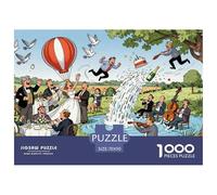 Mariage en Plein air à la Campagne Puzzle en Bois Imperméable Puzzles De 1000 Pièces pour Adultes Cadeaux Coloré De Décoration pour La Maison