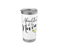 Mariage Espagne - Novia espagnole, Abuelo Grand-Père Mariée Gobelet isotherme en acier inoxydable double paroi