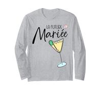 Mariage EVJF Future Mariée Fiancée Manche Longue