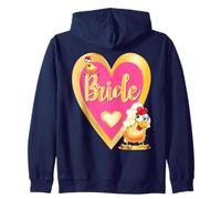 Mariage EVJF Poules Poulets Anglaise Bride Mariée Sweat à Capuche