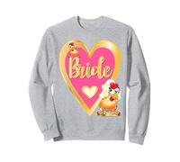 Mariage EVJF Poules Poulets Anglaise Bride Mariée Sweatshirt