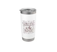 Mariage - Frères et sœurs de la mariée Gobelet isotherme en acier inoxydable double paroi