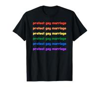 Mariage Gay et Gay Pride Arc-en-Ciel LGBT LGBTQ T-Shirt