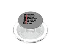 Mariage Juste Deux Personnes imparfaites Qui refusent d'abandonner PopSockets PopGrip pour MagSafe