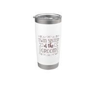Mariage - La sœur jumelle du marié Gobelet isotherme en acier inoxydable double paroi