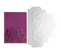 Mariage Matrice de Découpe Carte Invitation Mariage Scrapbooking Cutting Dies Fleur Enveloppe Matrices de Découpe en Acier au Carbone pour Fête Mariage Carte Cadeau