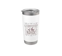 Mariage - Parrain de la mariée Gobelet isotherme en acier inoxydable double paroi