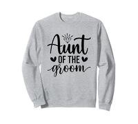 Mariage rétro Entre Couples fraîchement mariés de Tante of Groom Est 2025 Sweatshirt