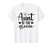 Mariage rétro Entre Couples fraîchement mariés de Tante of Groom Est 2025 T-Shirt