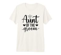 Mariage rétro Entre Couples fraîchement mariés de Tante of Groom Est 2025 T-Shirt Haut de Gamme