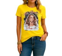 Mariah Carey All I Want for Christmas | T-shirt de Noël pour femme, jaune, XXL