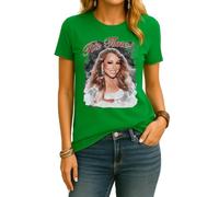 Mariah Carey All I Want for Christmas | T-shirt de Noël pour femme, vert, M