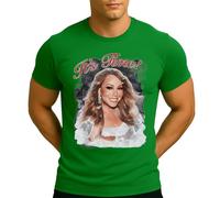 Mariah Carey All I Want for Christmas | T-shirt de Noël pour homme, vert, XL
