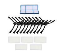 marian 5 filtres + 10 brosses latérales pour pièces de rechange 16192 18500 18501 18600
