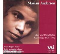 Marian Anderson - Rare and Unpublished Recordings, 1936-1952