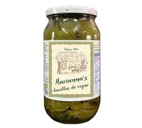 Marianna's Feuilles de Vigne Grecques Biologiques - 400g Poids Égoutté (Environ 120 Feuilles) - Idéales pour Dolmadakia & Recettes Méditerranéennes