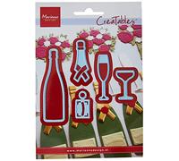 Marianne Design Creatables Champagne, Métal, Bleu, 16.0 x 11.0 x 0.5 cm