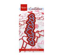 Marianne Design LR0450 Tout Mon Amour Emporte Pièce Métal Blue 16 x 13 x 0,5 cm