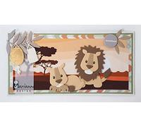 Marianne Design Matrices de Découpe Collectables, Lion Tigre, de pour des Motifs complexes et des Détails en Relief dans Le Loisirs Créatifs du Papier