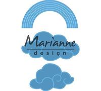 Marianne Design Matrices de Découpe et Embossing Creatables, Arc en Ciel et Nuages, de pour Projects de Loisirs Créatifs avec du Papier