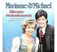 Marianne & Michael - MARIANNE & MICHAEL / Zillertaler Hochzeitsmarsch - Wenn ich einmal Hochzeit mach` / In München steht ein Hofbräuhaus / 1988 / Bildhülle mit ORIGINAL MUSIKBOX Einleger / ariola # 111 888 / Deutsche Pressung / 7" Vinyl Single Schallplatte /