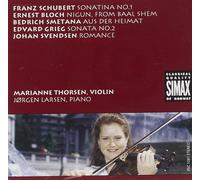 Grieg, Schubert, Svendsen, Smetana – Œuvres pour violon et piano – Simax Online
