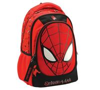 Maricart | Sac à dos d'école primaire pour enfants, 32 x 21 x 42 cm, sac à dos pour enfant avec 2 compartiments et fermeture éclair, Spiderman - Nouveau, Medio, Classique