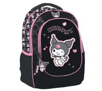 Maricart Sac à dos scolaire élémentaire pour enfants 32 x 21 x 42 cm Sac à dos enfant ou fille avec 2 compartiments et fermeture à glissière - conçu pour KUROMI