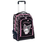 Maricart Sac à dos Trolley école primaire pour enfants 34,5 x 21 x 45 cm avec roues en caoutchouc, conçu pour KUROMI