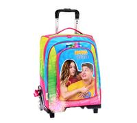 Maricart | Sac à dos Trolley école primaire pour enfants 34x25x52 cm avec roues en caoutchouc sac à dos enfant ou fille, Berceuse et folles