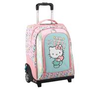 Maricart | Sac à dos Trolley école primaire pour enfants 34x25x52 cm avec roues en caoutchouc sac à dos enfant ou fille, Hello Kitty, Medio, Classique