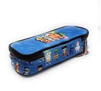 Maricart Trousse de rangement pour l'école fabriquée pour STUMBLE GUYS + stylo effaçable, turquoise, Stumble Guys