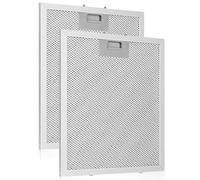 Maridergo Lot de 2 filtres à 5 couches en aluminium pour hotte aspirante, 320 x 260 mm, style moderne, compatible avec de nombreuses hottes