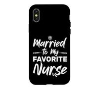 Marié à Mon infirmière préférée, épouse allaitante Coque pour iPhone X/XS