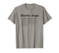 MARIE-ANGE Prénom Définition | Synonyme Déesse Drôle Humour T-Shirt