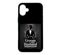 Marié Aujourd'hui, Mari de Demain, fiançailles de garçon d'honneur pour Le marié Coque pour iPhone 16 Plus