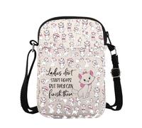Marie Cat Sac à bandoulière pour femme Inscription Don't Start Fight Aristocats Marie, Femmes Cb, 15*21*2cm