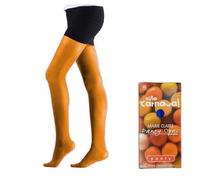 MARIE CLAIRE 114-4126-ORANGE-EG - Collant enfant Carnaval Fille Couleur : Orange Taille : EG, orange, XL