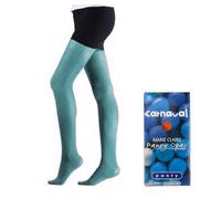 Marie Claire - Collant Carnaval Marie Claire Femme Couleurs 40 Den Femme, turquoise, XL
