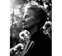 Marie Curie en fleurs | Poster | Décoration murale | Décoration d'intérieur |