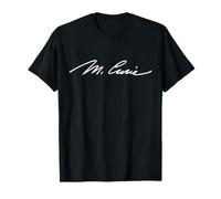 Marie Curie Signature Physicienne Chimiste Science Radioactive T-Shirt