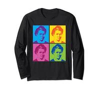 Marie Curie T-shirt Pop Art Science STEM fantaisie hipster cadeau Manche Longue