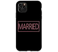 Marié, épouse, Mari, Mari, Mariage drôle Couple Assorti Coque pour iPhone 11 Pro Max