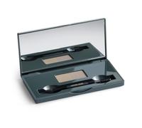 Marie-José Duo Set de poudre de maquillage pour sourcils imperméable avec pochoirs et pinceau (blond foncé et marron clair)