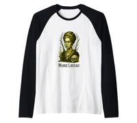 Marie Laveau The Voodoo Queen of New Orleans Design Vintage Manche Raglan