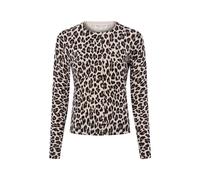 Marie Lund Cardigan crème / moka / noir, Taille S