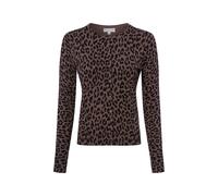 Marie Lund Cardigan marron / noir, Taille XL