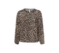 Marie Lund Chemisier beige / marron, Taille S-M
